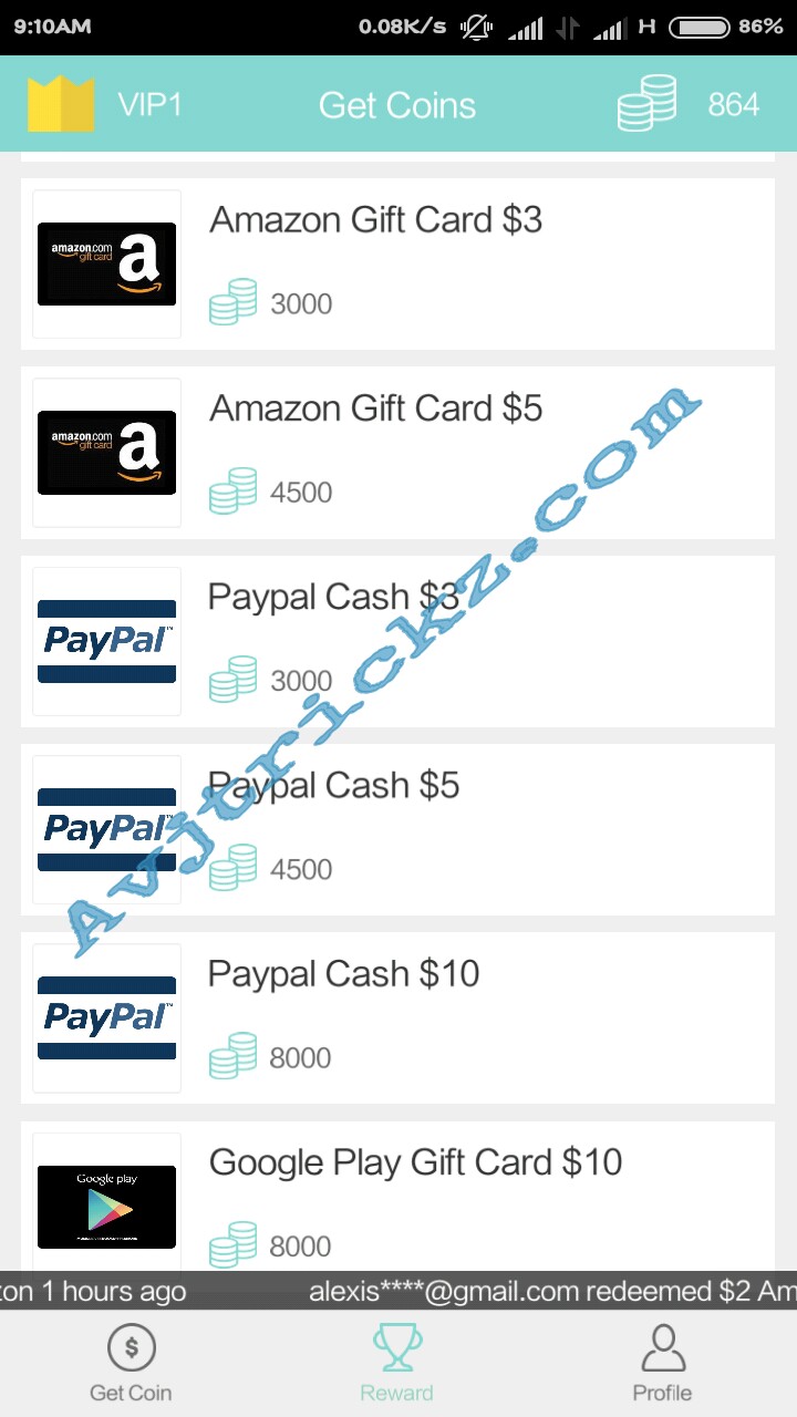 redeem your coins by any reward.jpg image