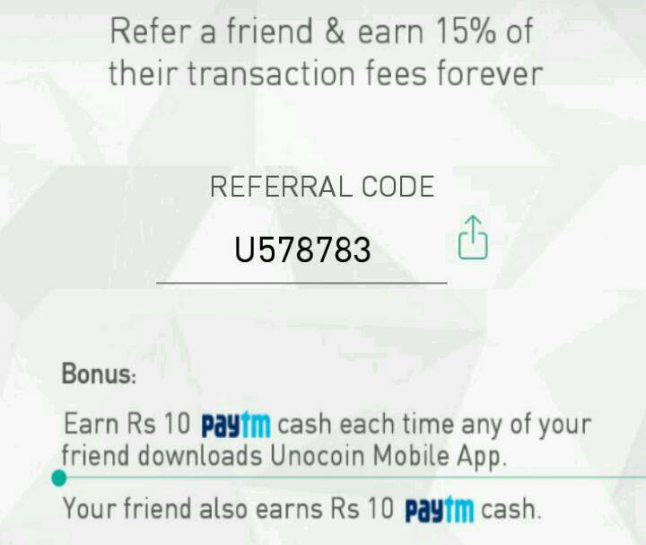 Unocoin Referral Code