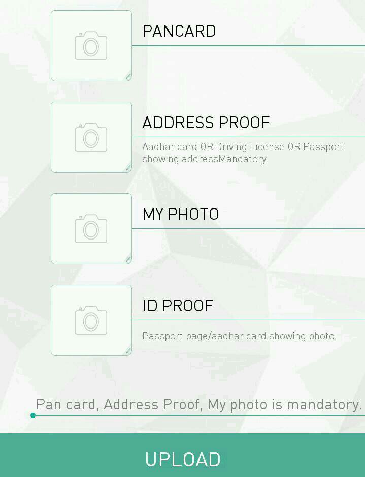 Unocoin App account verification
