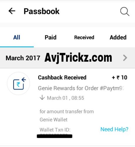 {*Loot*} Genie Browser App - Earn 5 Rs Paytm Cash Per Refer [Reedem Instantly] (Proof Added)