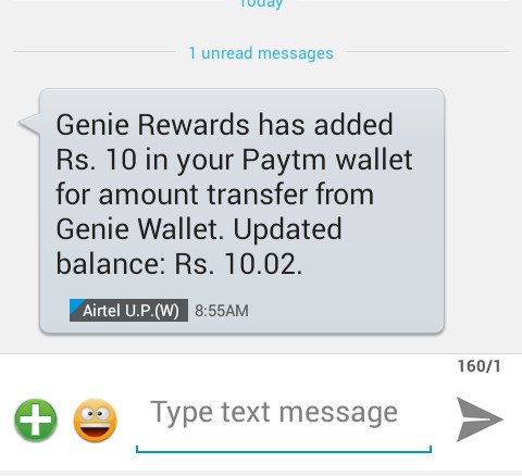{*Loot*} Genie Browser App - Earn 5 Rs Paytm Cash Per Refer [Reedem Instantly] (Proof Added)