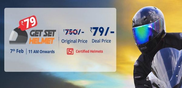 Droom helmet at Rs.79 - Flash SALE (*Register Now*) (*PROOF*)