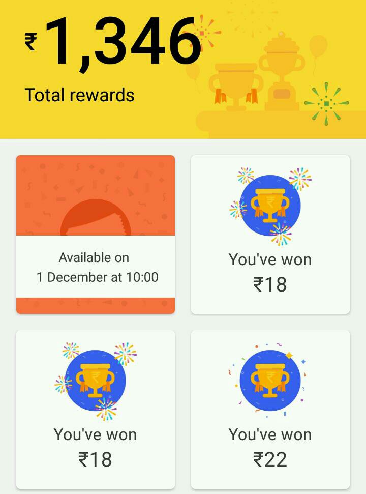 Google Tez New Referral scratch card offer