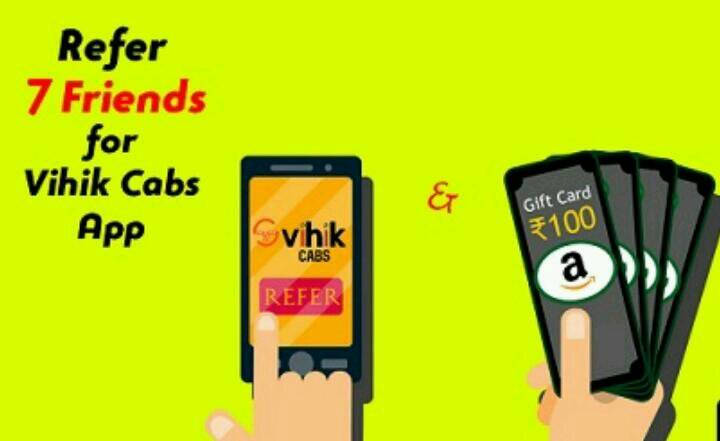 Vihik cabs referral offer