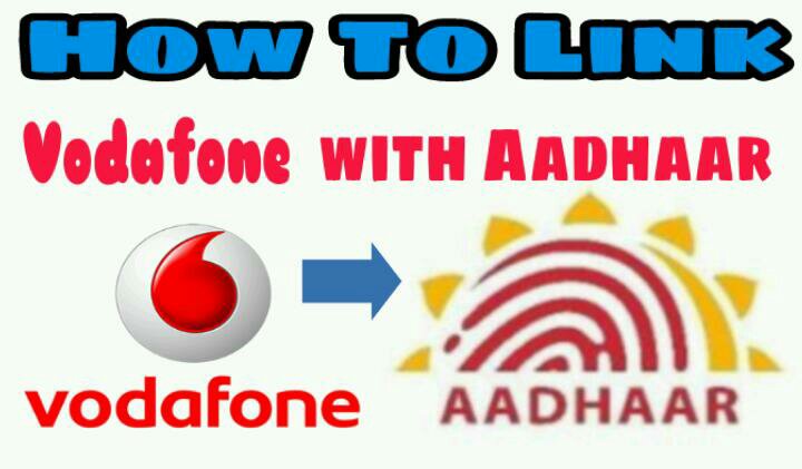 link aadhaar with vodafone mobile number