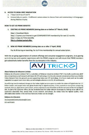 How to Get Free Jio Prime membership till 2019 march 31st #Hot news