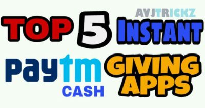 top 5 free paytm cash earning apps still working