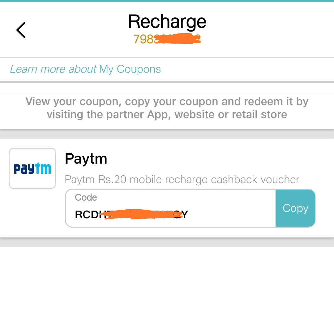 MyJio App - Get Free Paytm 20 Rs Cashback Coupon