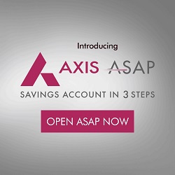 Axis Bank ASAP Savings Account - How to Open Axis Bank ASAP Account Online