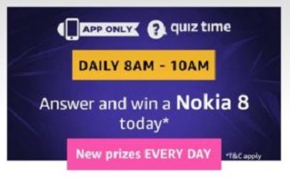 Amazon Nokia 8 Quiz Answers - Win Nokia 8 Smartphone