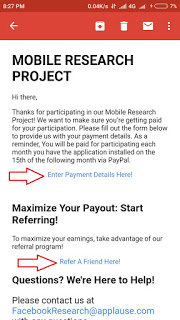 FB Research App – Earn 5$ Per Month Just By Placing App + 10$ Per Refer