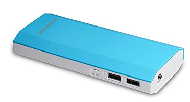 Ambrane P-1111 10000mAH Power Bank (White-Blue) at 67% Discount on Amazon