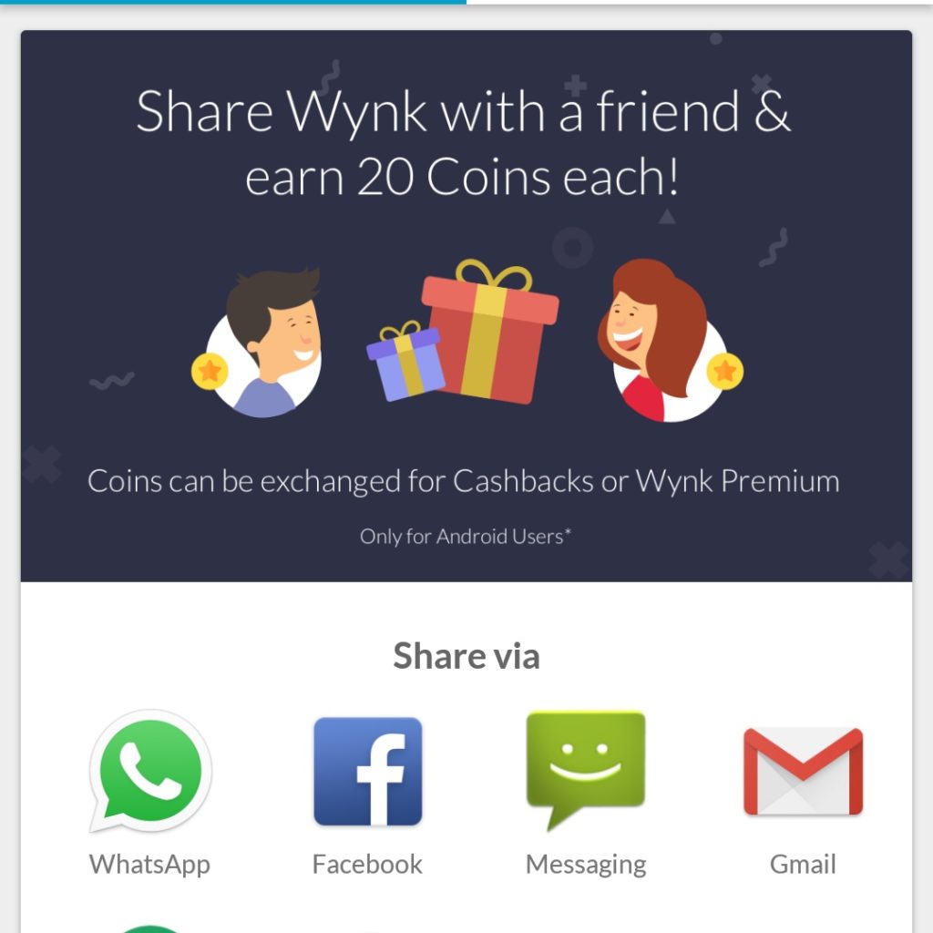 (Loot) Wynk Music App - Get 10 Rs On App Download + 10 Rs Per Refer