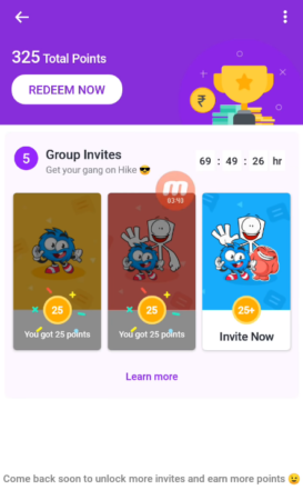 Hike App 6.0: New Rewards Offer Get UpTo Rs.50 Per Invite