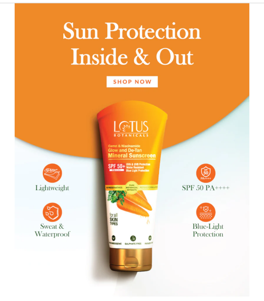 Lotus Botanicals Free Sample Sunscreen